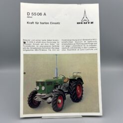DEUTZ-FAHR Prospekt Traktor D5506A