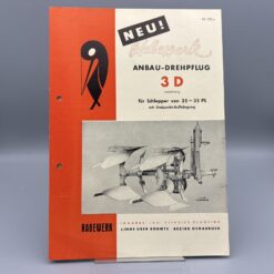 KLAUSING-RABEWERK Prospekt Anbau-Drehpflug 3D