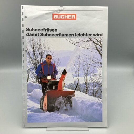BUCHER Prospekt Schneefräse 760R/760E/860E