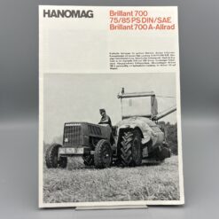 HANOMAG Prospekt Traktor Brilliant 700