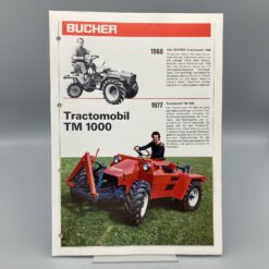 BUCHER Prospekt Tractomobil TM1000