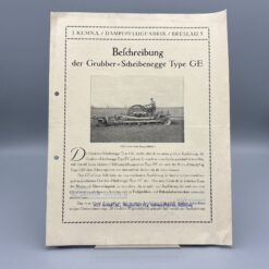 KEMNA Prospekt Grubber Scheibenegge Type GE