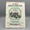 MASSEY-HARRIS Prospekt Wallis Traktor