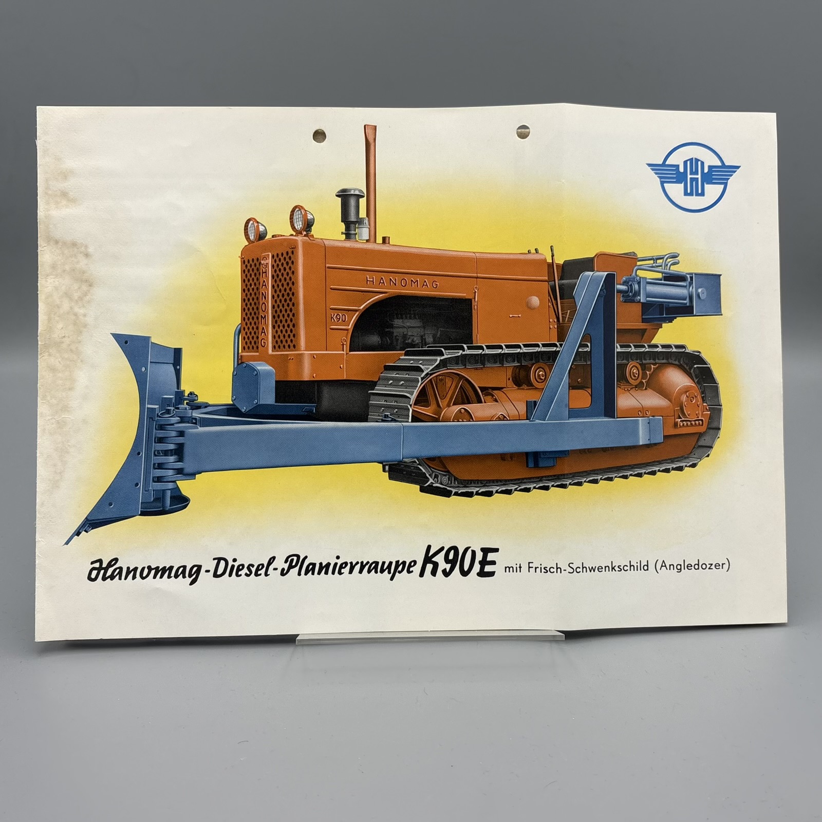 HANOMAG Prospekt Diesel-Planierraupe K90E