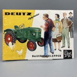 DEUTZ Prospekt Bauernschlepper D15