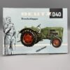 DEUTZ Prospekt Traktor D3005