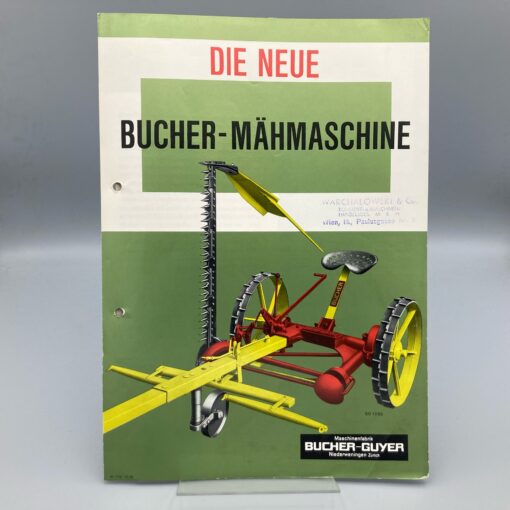 BUCHER Prospekt Mähmaschine