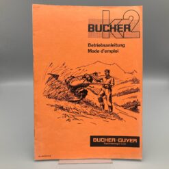 BUCHER Betriebsanleitung Motormäher K2