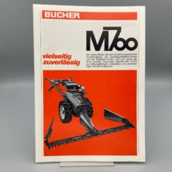 BUCHER Prospekt Motormäher M700