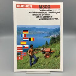 BUCHER Prospekt Motormäher M300
