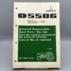 DEUTZ FAHR Ersatzteilliste-Nummernliste D5506