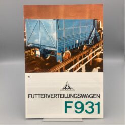VEB TORGAU Prospekt Futterverteilungswagen F931