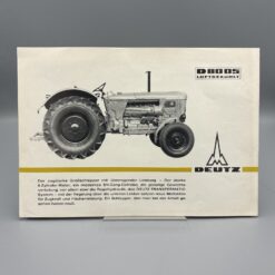 DEUTZ Prospekt Traktor D8005