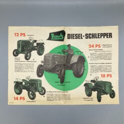 BAUTZ Prospekt Diesel-Schlepper