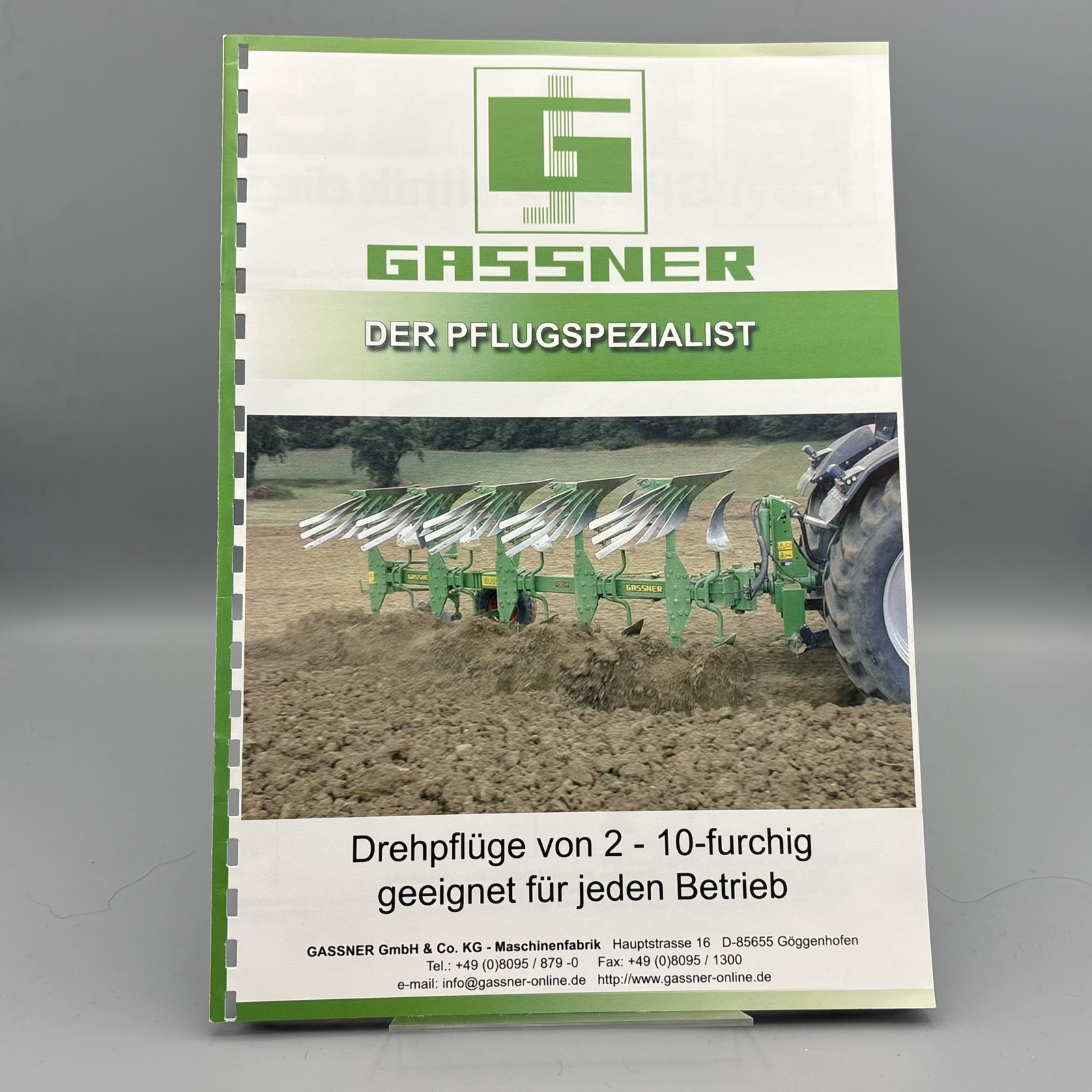 GASSNER Prospekt Drehpflüge
