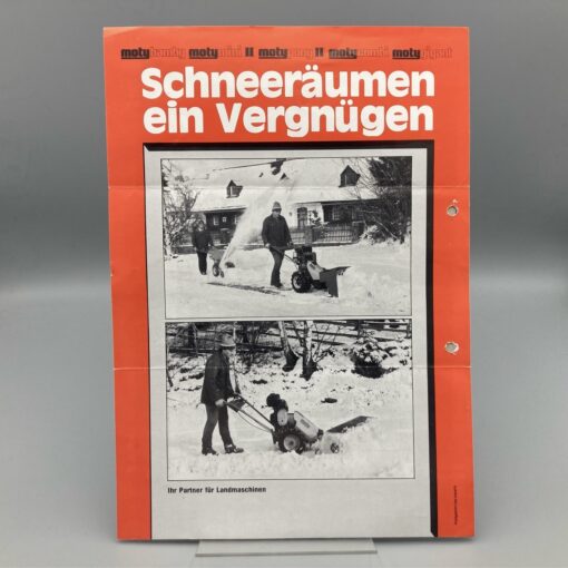 MOTY Prospekt Schneeräumgeräte