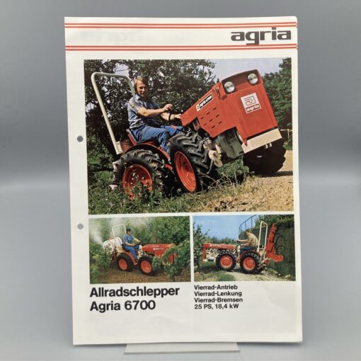 AGRIA Prospekt Allrad-Kleinschlepper 6700