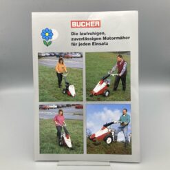 BUCHER Prospekt Motormäher s38/s48/s58/s68