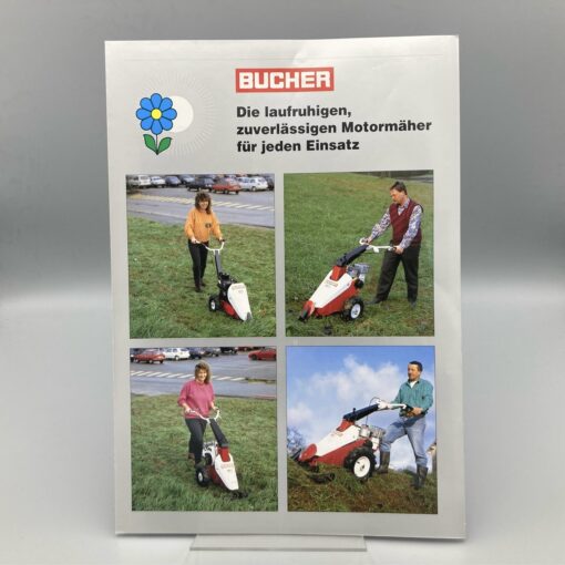 BUCHER Prospekt Motormäher s38/s48/s58/s68