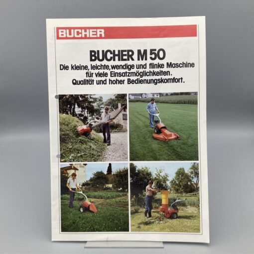 BUCHER Prospekt Mäher M50