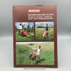 BUCHER Prospekt Motormäher RECOD 25/27/38