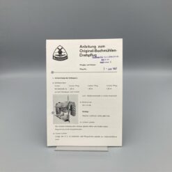 BUCHMÜHLEN Betriebsanleitung Drehpflug