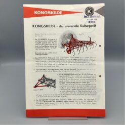 KONGSKILDE Prospekt Kulturgerät