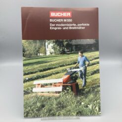 BUCHER Prospekt Eingras- und Breitmäher M550