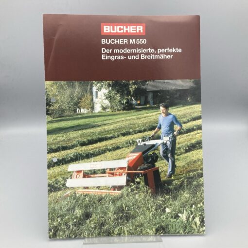 BUCHER Prospekt Eingras- und Breitmäher M550
