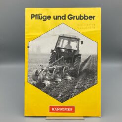 RANSOMES Prospekt Pflüge und Grubber