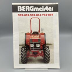 BERGMEISTER Prospekt Spezial-Traktoren mit IHC-Dieselmotoren