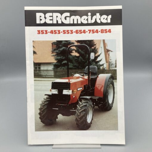 BERGMEISTER Prospekt Klein-Traktoren mit IHC-Dieselmotoren