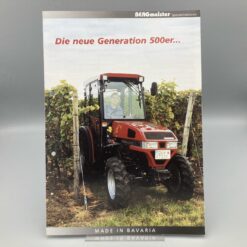 BERGMEISTER Prospekt Kleintraktor 500er mit JOHN DEERE-Motor