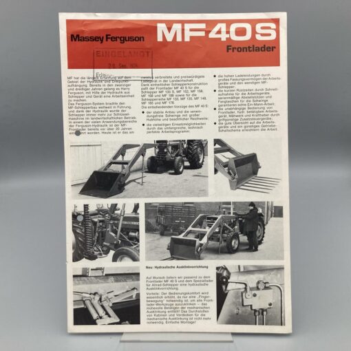 MASSEY-FERGUSON Prospekt Frontlader