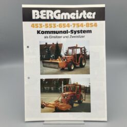 BERGMEISTER Prospekt Kommunal-System mit IHC-Dieselmotoren