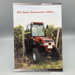 BERGMEISTER Prospekt Kleintraktor 500er mit JOHN DEERE-Motor