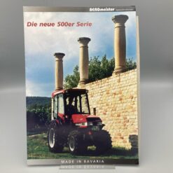 BERGMEISTER Prospekt Kleintraktor 500er Serie