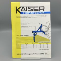 KAISER Prospekt Planierschar