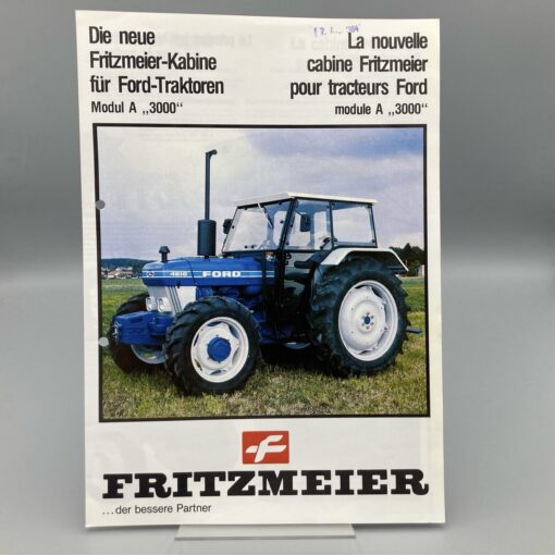 FRITZMEIER Prospekt Kabine für FORD-Traktoren