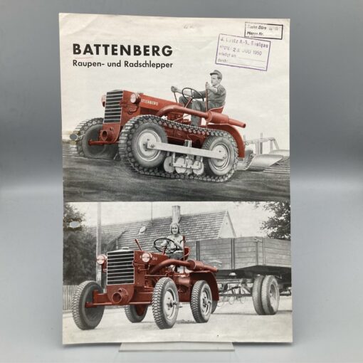 BATTENBERG Prospekt Raupen- und Radschlepper