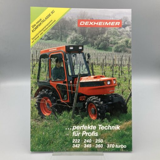 DEXHEIMER Prospekt Spezialschlepperprogramm Kompaktklasse SC