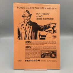 FORDSON Prospekt Traktor DEXTA-SUPER DEXTA