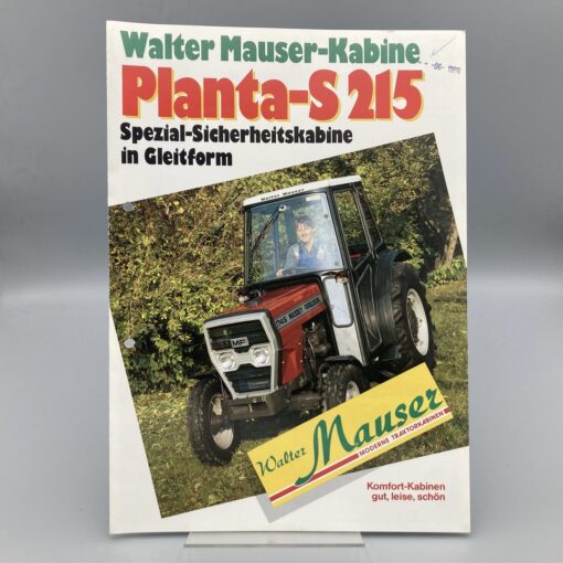 MAUSER Prospekt Kabine Planta-S215