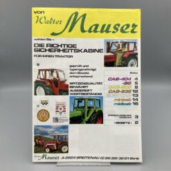 MAUSER Prospekt Sicherheitskabinen Katalog ohne Preisangaben