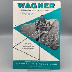 WAGNER Prospekt Anbau-Winkeldrehpflug WAWD