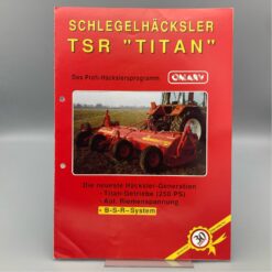 OMARV Prospekt Schlegelhäcksler TSR "TITAN"