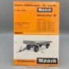 MAACK Prospekt Milchtransport-Anhänger
