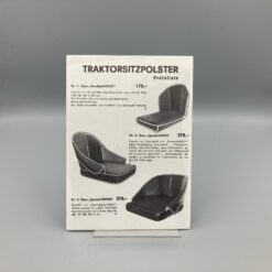 MAUSER Preisliste Traktorsitzpolster