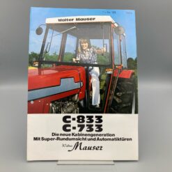 MAUSER Prospekt Traktorkabinen Rundumsicht/ Automatiktüren