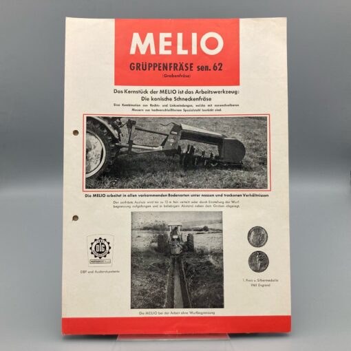 MELIO Prospekt Grüppenfräse